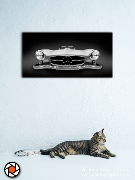 The Mercedes-Benz 190 SL as a canvas picture for your home.