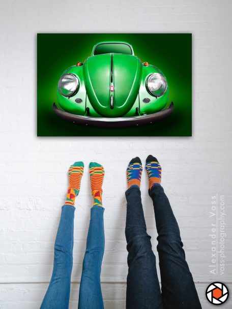 Der VW Käfer als Leinwandbild für Ihr Zuhause.
