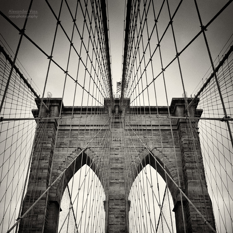 Analog Photography: New York City - Brooklyn Bridge
