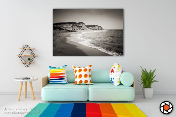 Hoernum Odde Sylt as a canvas picture will put a smile on your face every day.