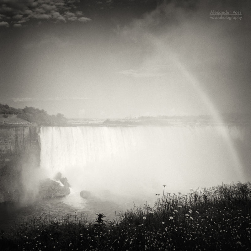 Analoge Schwarzweiss-Fotografie: Niagara Falls