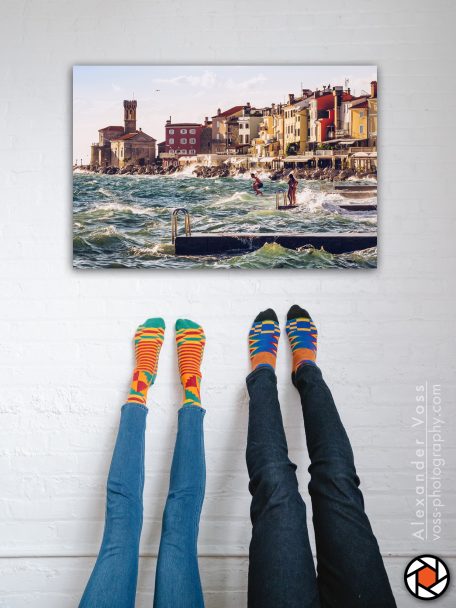 The enchanting Piran as a canvas picture for your home.