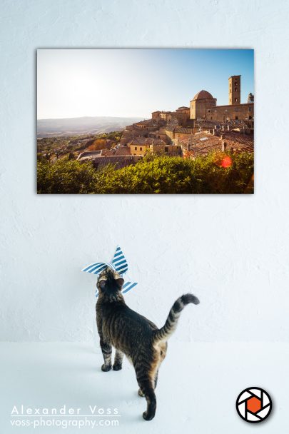 Volterra Italy as a canvas picture for your home.