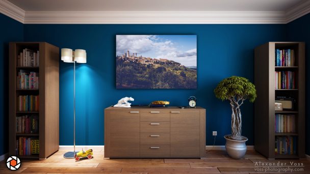 San Gimignano Tuscany: This canvas picture will put a smile on your face every day.