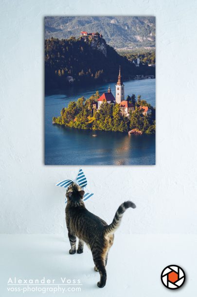 Lake Bled as a canvas picture will put a smile on your face every day.