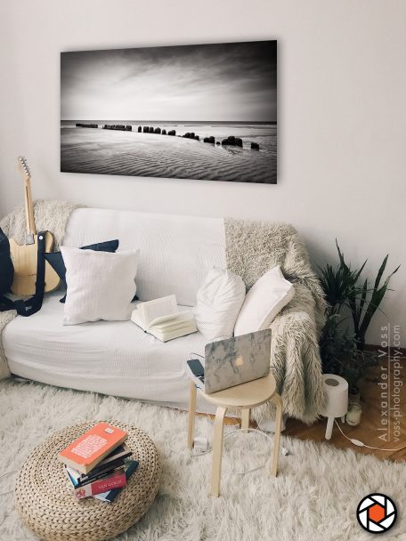Sylt Island as a canvas picture for your home.