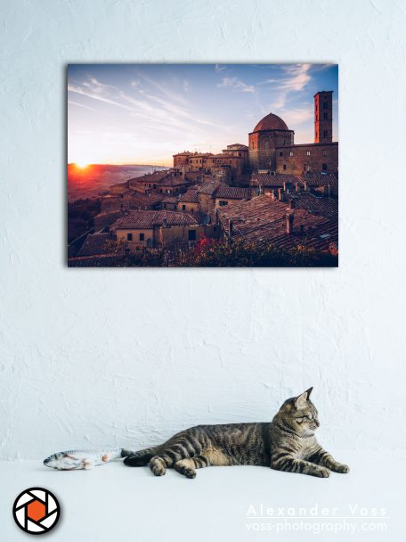 Volterra Toskana als Leinwandbild für Ihr Zuhause.