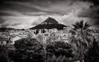 Black and White Photography: Athens – Mount Lycabettus